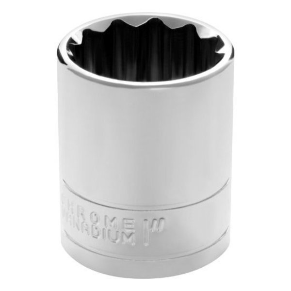 Performance Tool 1/2 In Dr. 12 Pt Socket 1 In Socket 12Pt 1 I, W32532 W32532